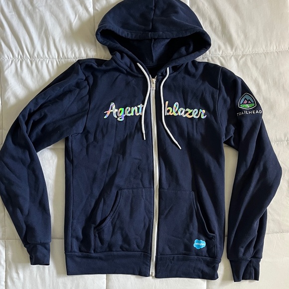 American Apparel Other - Salesforce Agentblazer Navy Blue Hoodie - American Apparel - Size Small - NWOT